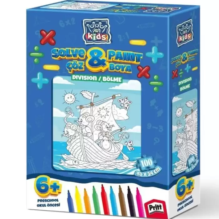 Art Kids Çöz Boya / Bölme 5849