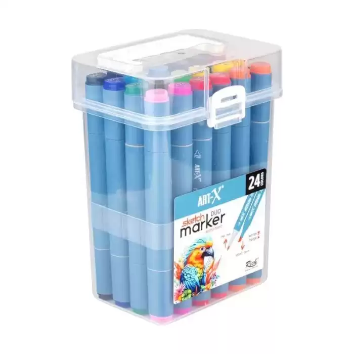 Art-X Sketch Marker Duo 24 Lü Set