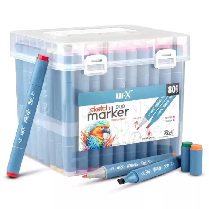 Art-X Sketch Marker Duo 80 Li Set 18051