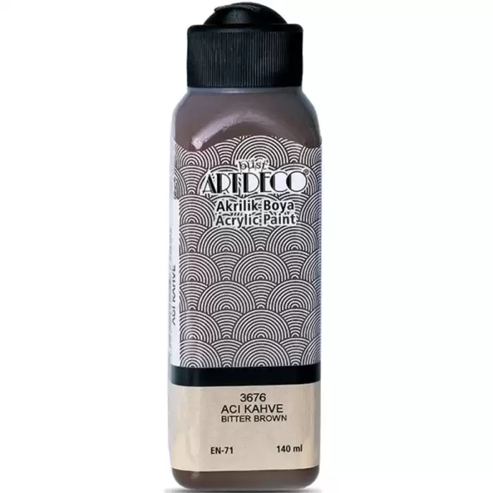 Artdeco Akrilik Boya 140 Ml Acı Kahverengi 070R-3676