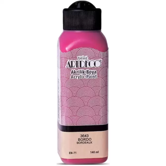 Artdeco Akrilik Boya 140 Ml Bordo 070R-3643