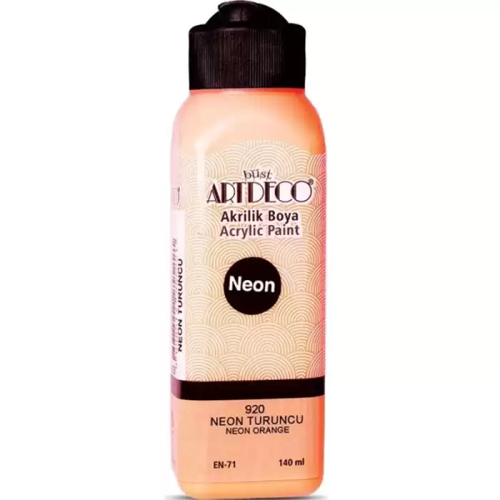 Artdeco Akrilik Boya 140 Ml Fosforlu Turuncu 070R-920