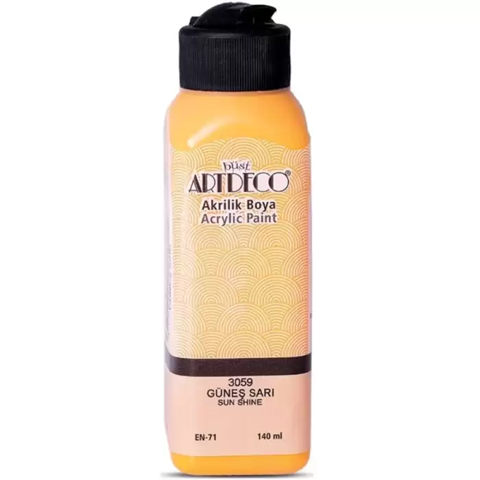 Artdeco Akrilik Boya 140 Ml Güneş Sarı 070R-3059