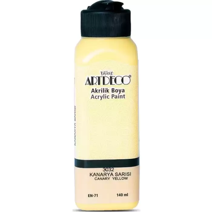 Artdeco Akrilik Boya 140 Ml Kanarya Sarısı 070R-3032