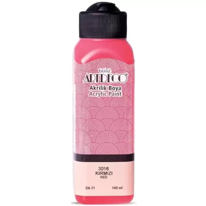 Artdeco Akrilik Boya 140 Ml Kırmızı Y-070R-3016