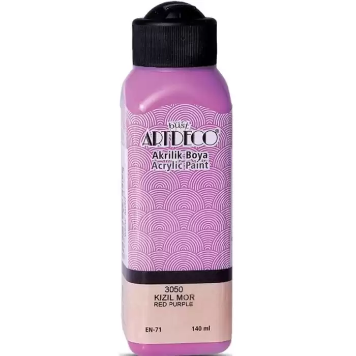 Artdeco Akrilik Boya 140 Ml Kızıl Mor 070R-3050