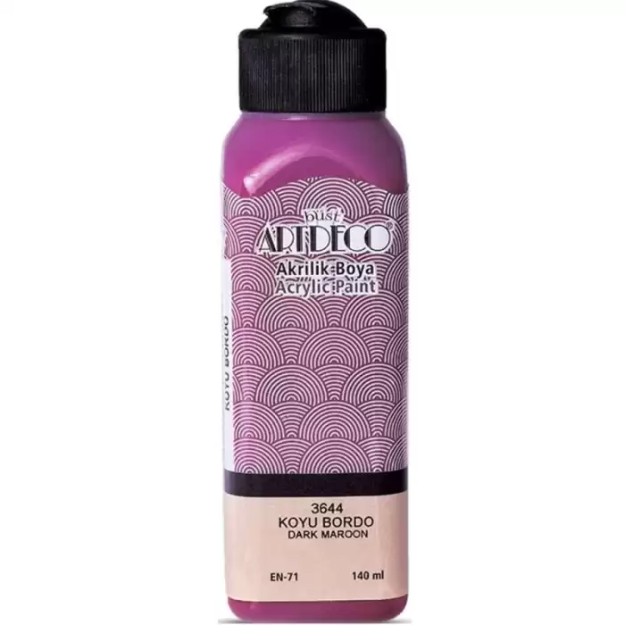 Artdeco Akrilik Boya 140 Ml Koyu Bordo 070R-3644