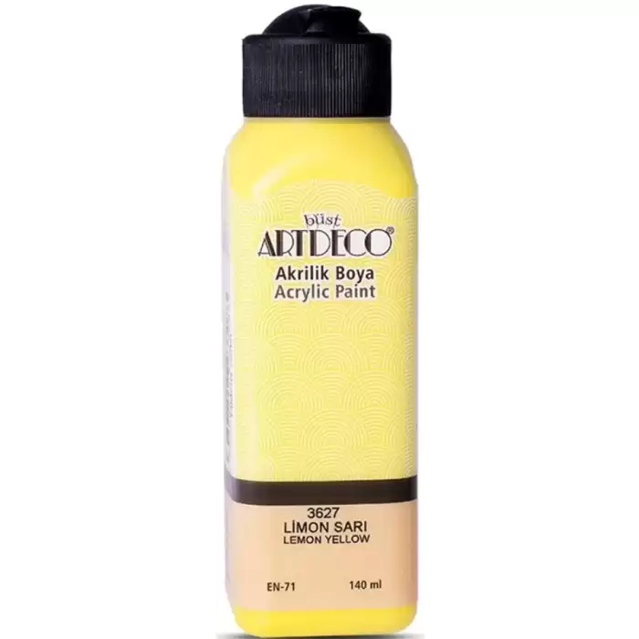 Artdeco Akrilik Boya 140 Ml Limon Sarı 070R-3627