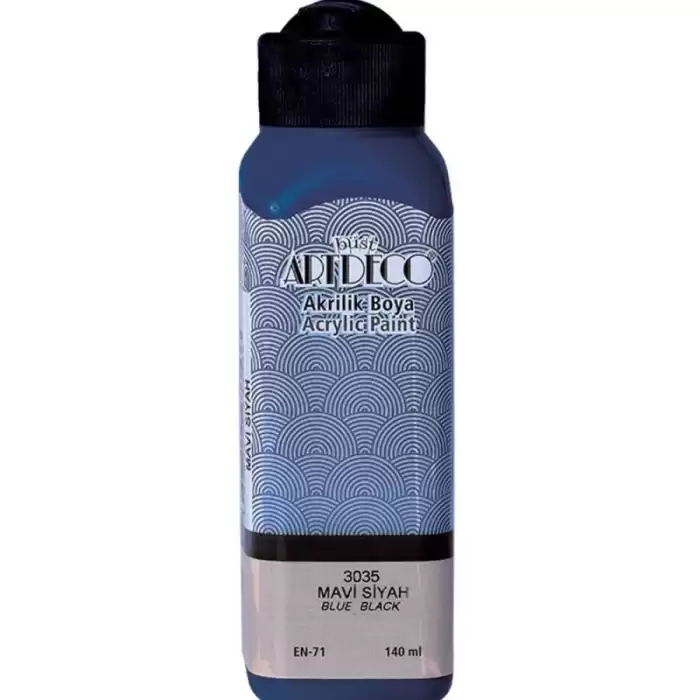 Artdeco Akrilik Boya 140 Ml Mavi Siyah 070R-3035