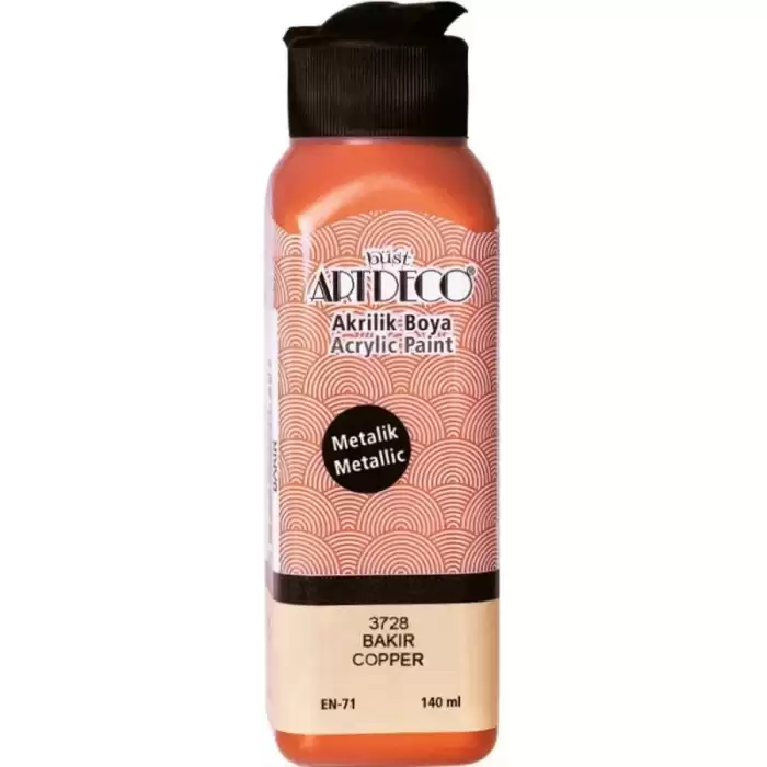 Artdeco Akrilik Boya 140 Ml Metalik Bakır 071R-3728