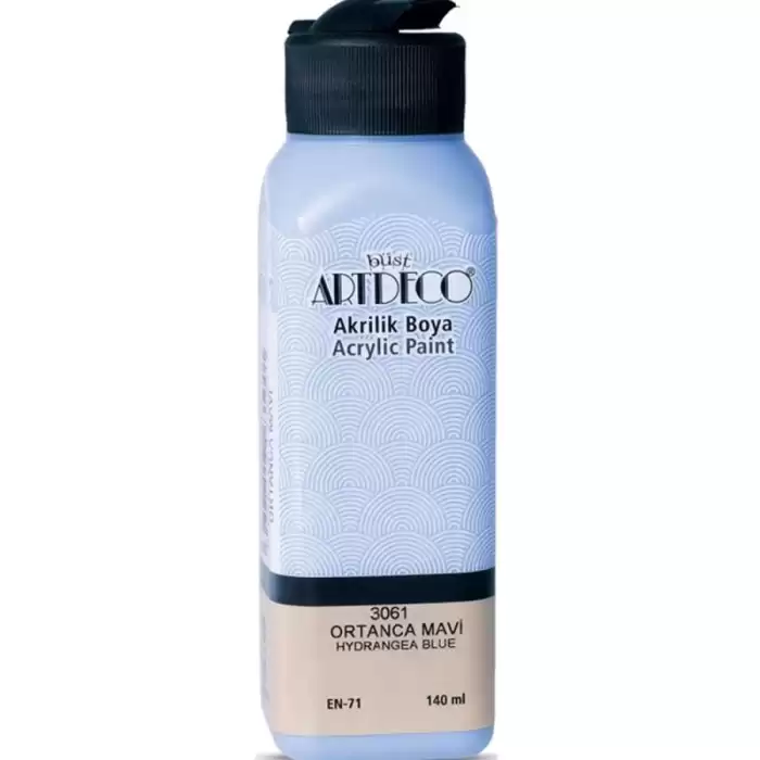 Artdeco Akrilik Boya 140 Ml Ortanca Mavi 070R-3061