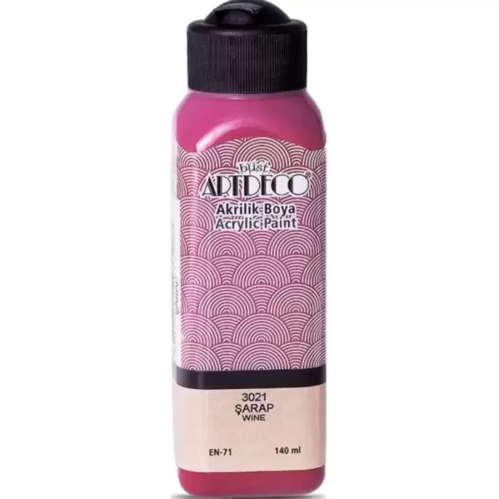 Artdeco Akrilik Boya 140 Ml Şarap 070R-3021