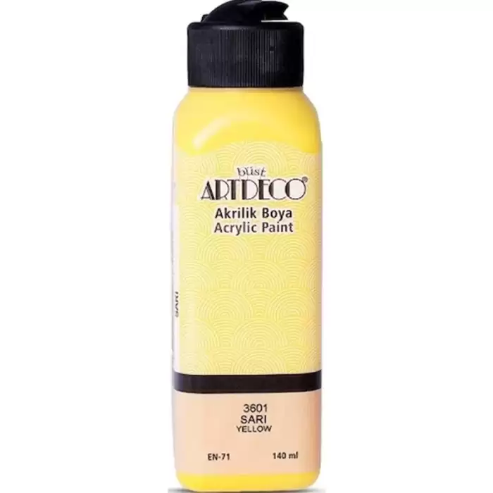 Artdeco Akrilik Boya 140 Ml Sarı 070R-3601