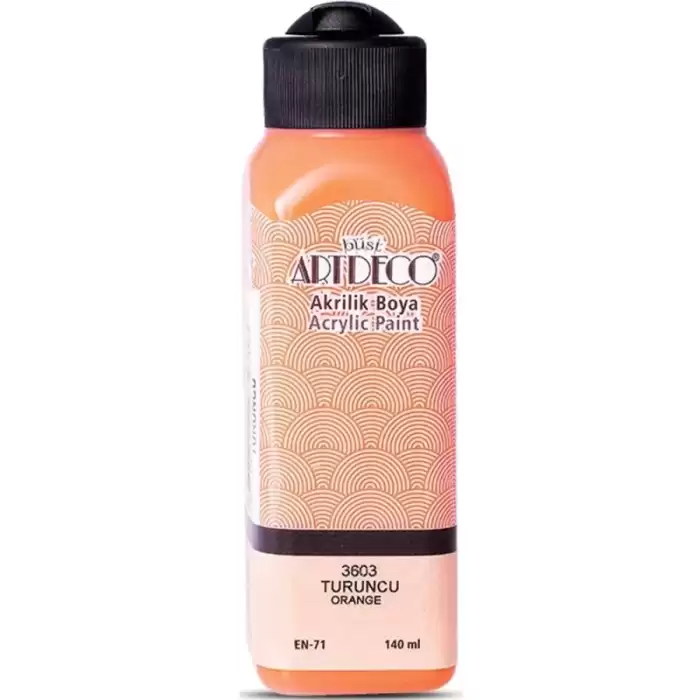 Artdeco Akrilik Boya 140 Ml Turuncu 070R-3603