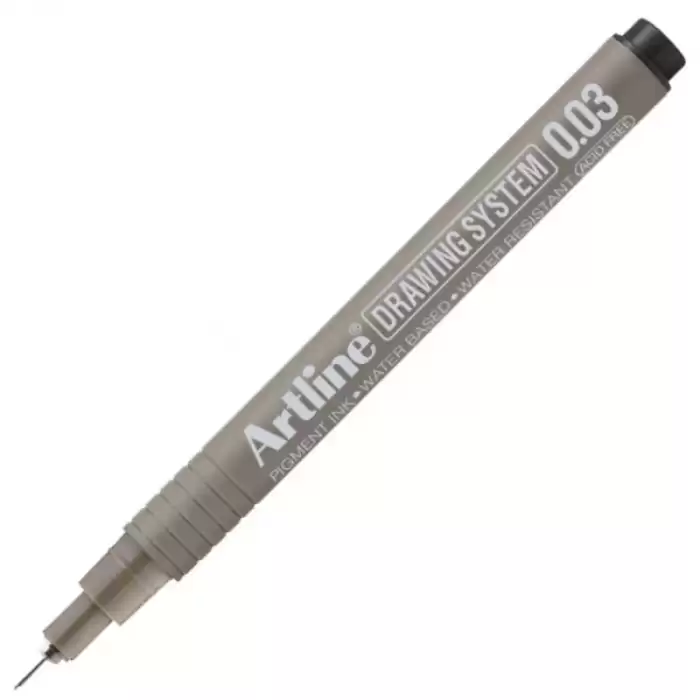 Artline Çizim Kalemi Drawing System 0.03 Mm Uç Siyah Ek-2303N - 12li Paket