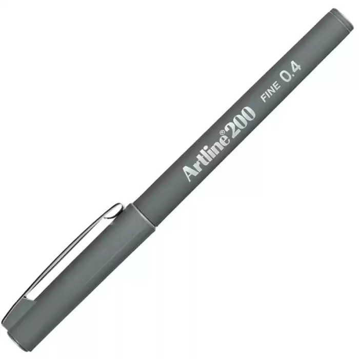 Artline Fineliner 0.4 Mm Gri Ek-200N - 12li Paket