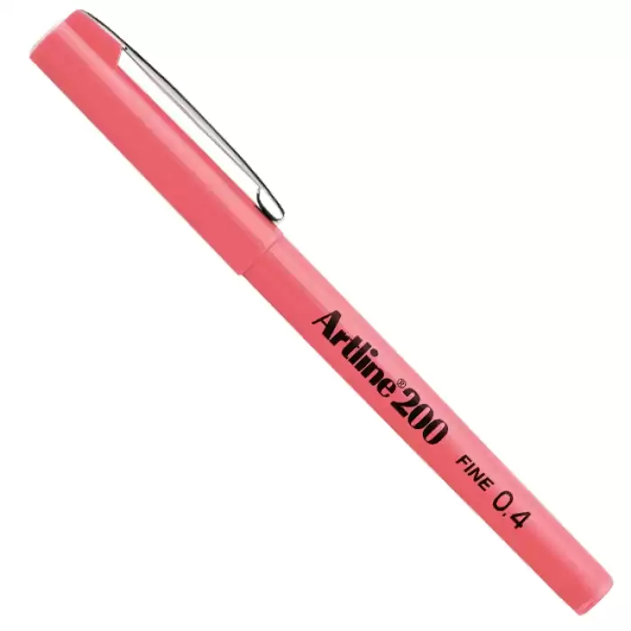 Artline Fineliner 0.4 Mm Pembe Ek-200N - 12li Paket