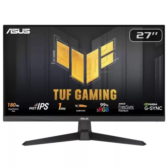 Asus 27 Tuf Gaming Vg279Q3A 1Ms 180Hz Freesync Ips Full Hd Gaming (Oyuncu) Monitör