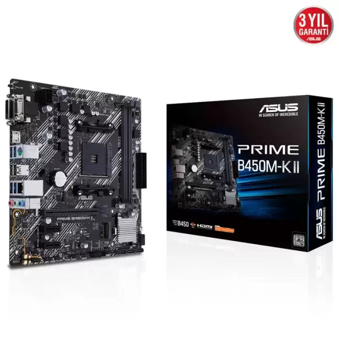 Asus Prime B450M-K Iı Ddr4 Bıos Flash Back Am4 Anakart