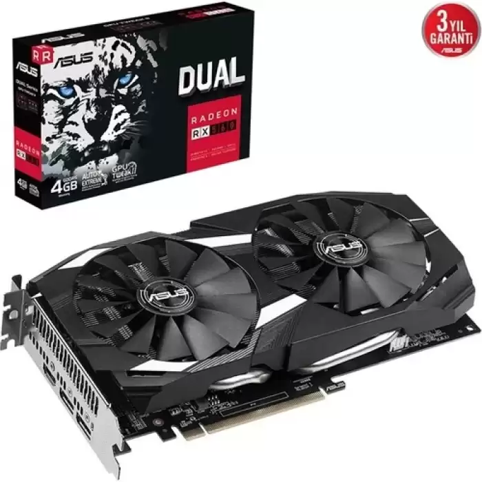 Asus Radeon Rx560 4Gb Dual Gddr5 128Bıt Dual-Rx560-4G Ekran Kartı