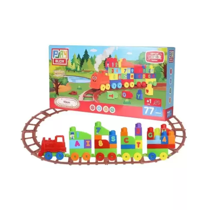 Asya Oyuncak Playblox Tren Seti 77 Parça 2397