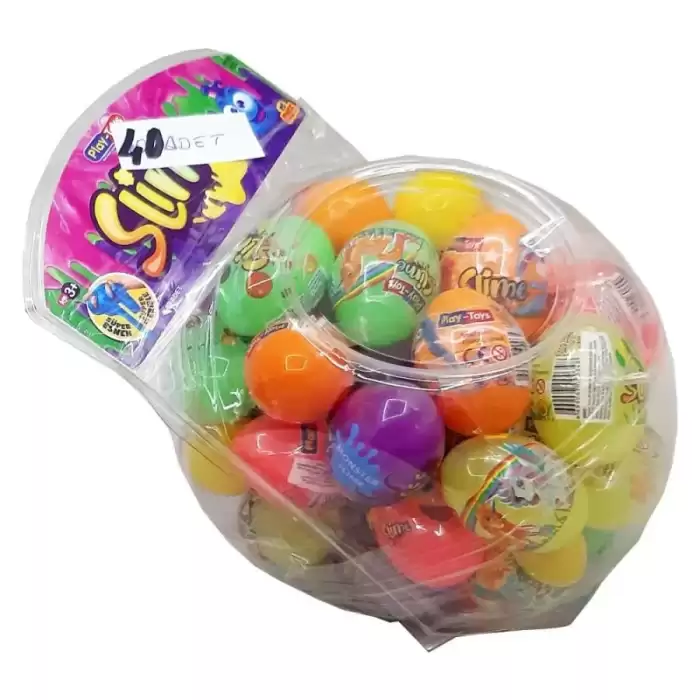 Asya Oyuncak Playtoys 40 Pk.yumurta Slımy - 40lı Paket