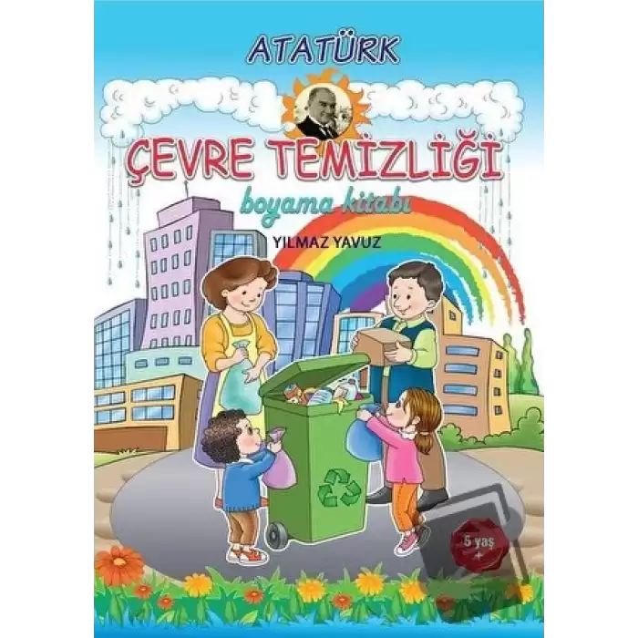 Atatürk Çevre Temizliği Boyama Kitabı