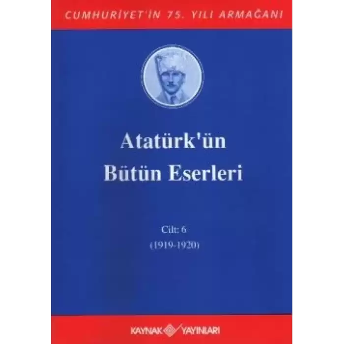 Atatürkün Bütün Eserleri Cilt: 6 (1919-1920)