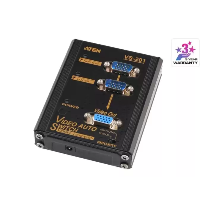 Aten Vs-201 2 Port Vga Video Switch