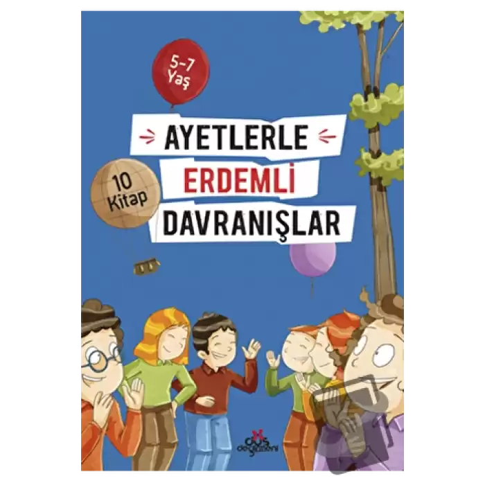 Ayetlerle Erdemli Davranışlar Set (10 Kitap)