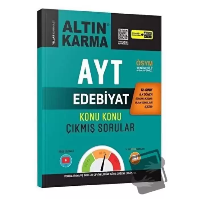 AYT 12. Sınıf 1. Dönem Edebiyat Konu Konu Çıkmış Sorular