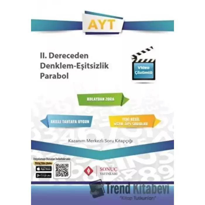 AYT 2. Dereceden Denklem Eşitsizlik Parabol 2022 - 2023