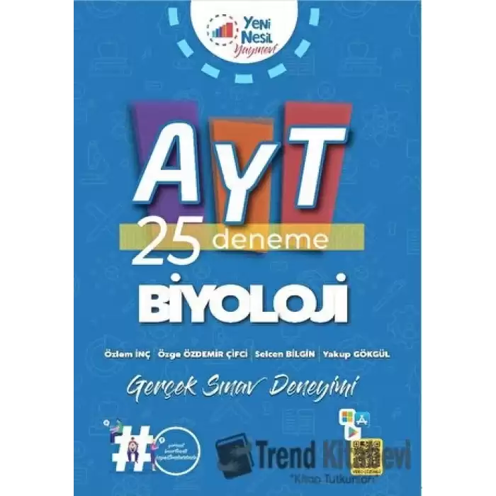 AYT Biyoloji 25 Deneme Sınavı