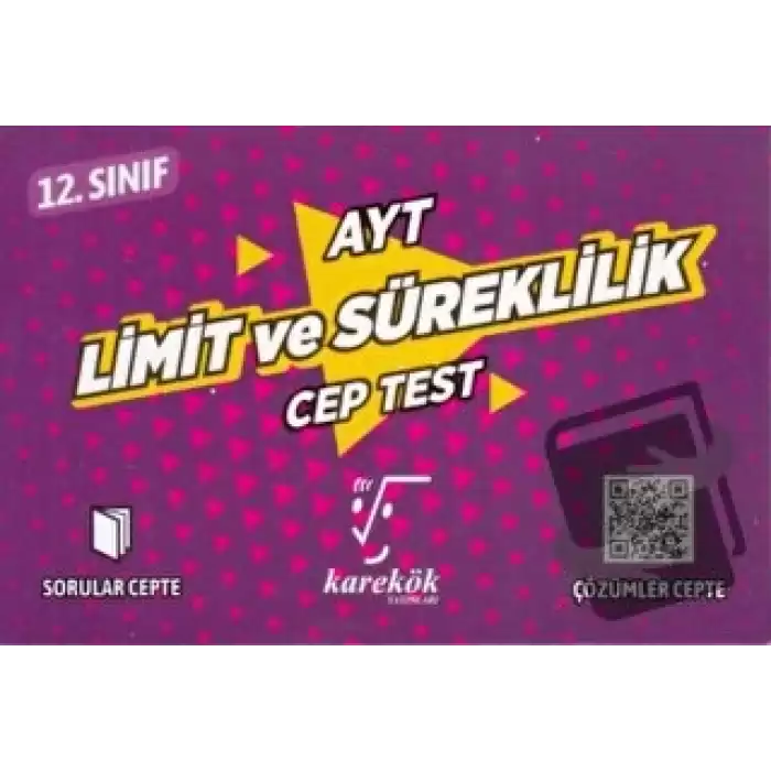 AYT Cep Test 12. Sınıf Limit ve Süreklilik