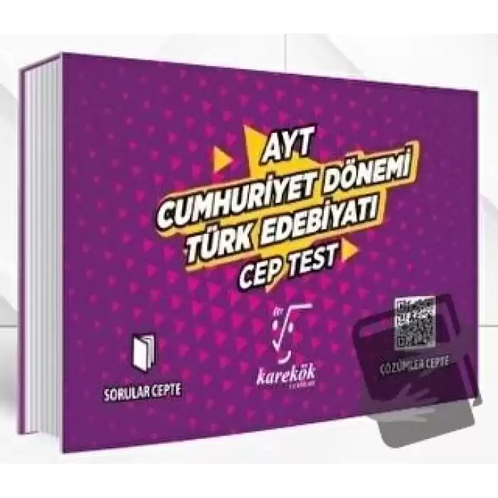 AYT Cep Test Cumhuriyet Dönemi Türk Edebiyatı