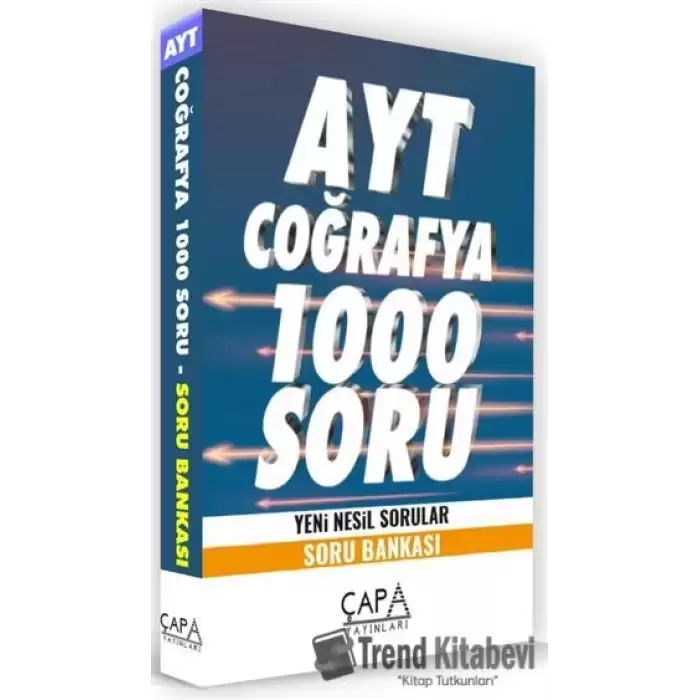 AYT Coğrafya 1000 Soru Yeni Nesil Sorular - Soru Bankası