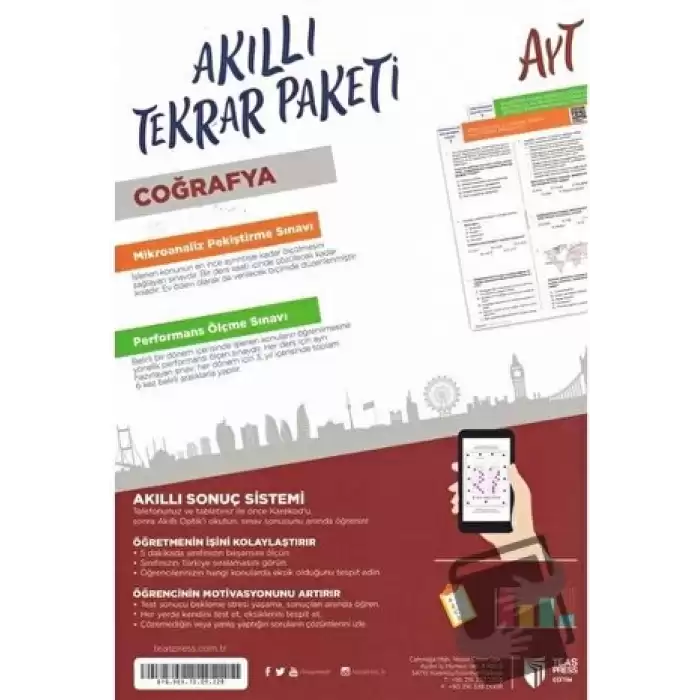 AYT Coğrafya Akıllı Tekrar Paketleri