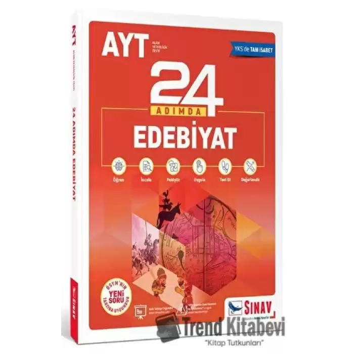 AYT Edebiyat 24 Adımda Konu Anlatımlı Soru Bankası