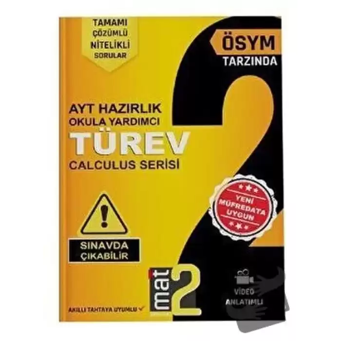 AYT Hazırlık Okula Yardımcı Türev Calculus Serisi