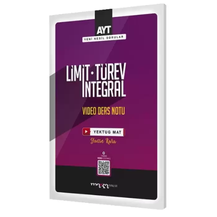 AYT Limit Türev İntegral Video Ders Notları (Ciltli)