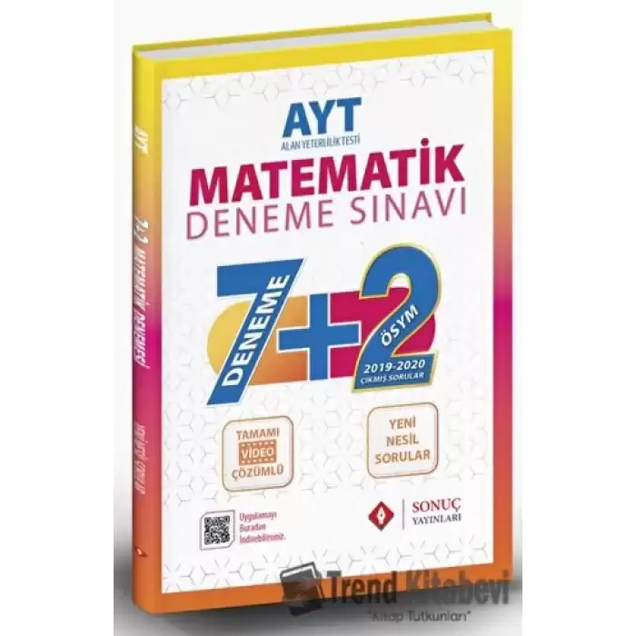 AYT Matematik 7+2 Deneme Sınavı