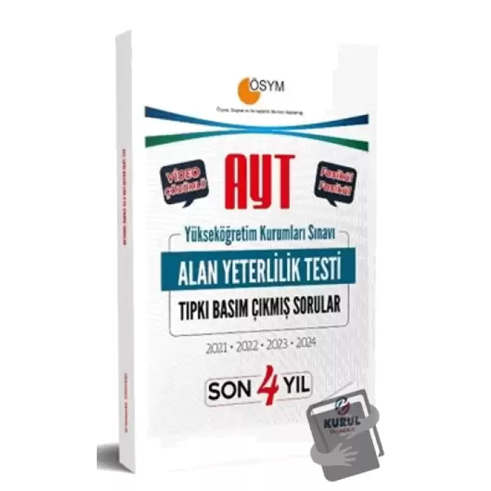 AYT Son 4 Yıl Tıpkı Basım Çıkmış Sorular ve Video Çözümleri