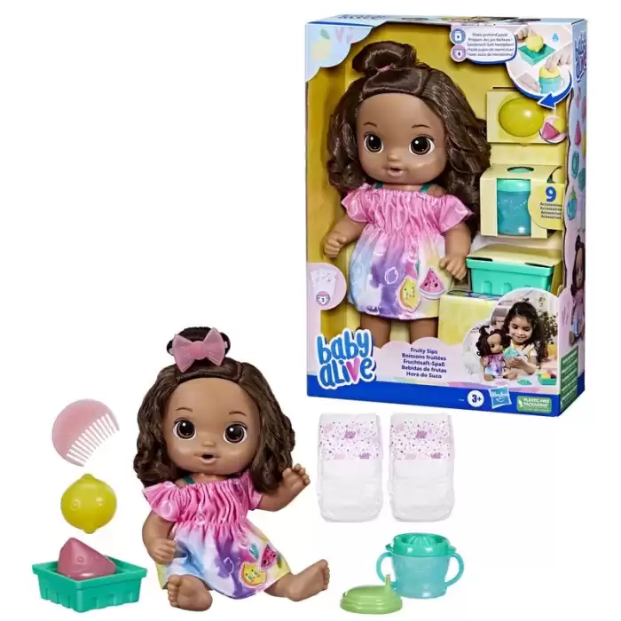 Baby Alive Bebeğimle Eğlenceli Yudumlar (Esmer)