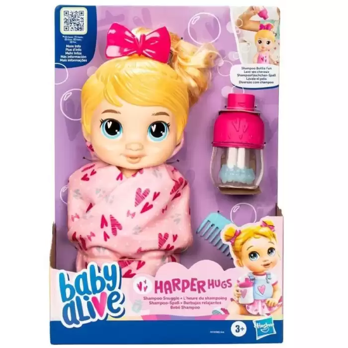 Baby Alive Bebeğimle Şampuan Eğlencesi (Sarışın)