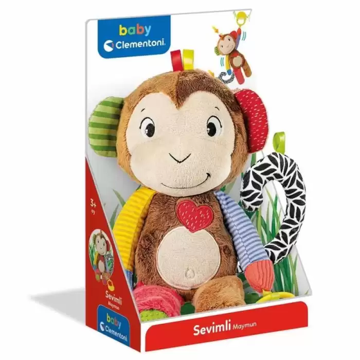 Baby Clementoni Puset Oyuncağı Sevimli Maymun