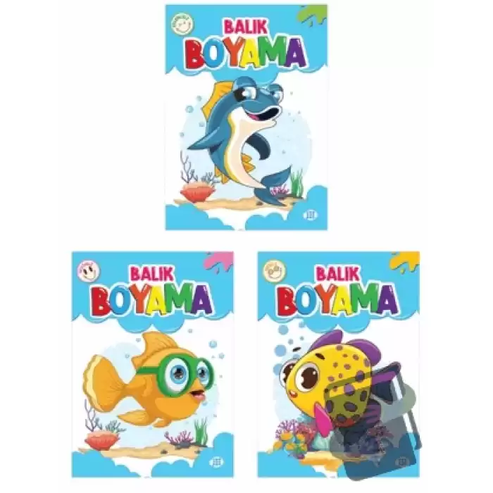 Balık Boyama Seti (3 Kitap)