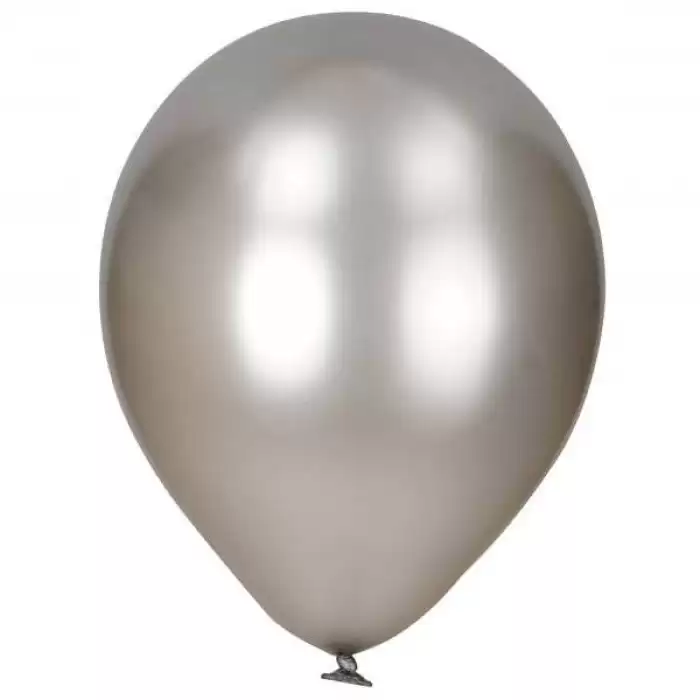 Balonevi Balon Metalik Gümüş 100 Lü 2678