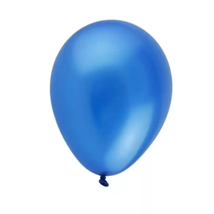 Balonevi Balon Metalik Mavi 100 Lü