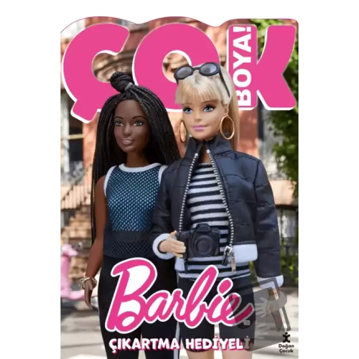 Barbie Çok Boya Çıkartmalı Dev Boyama Kitabı