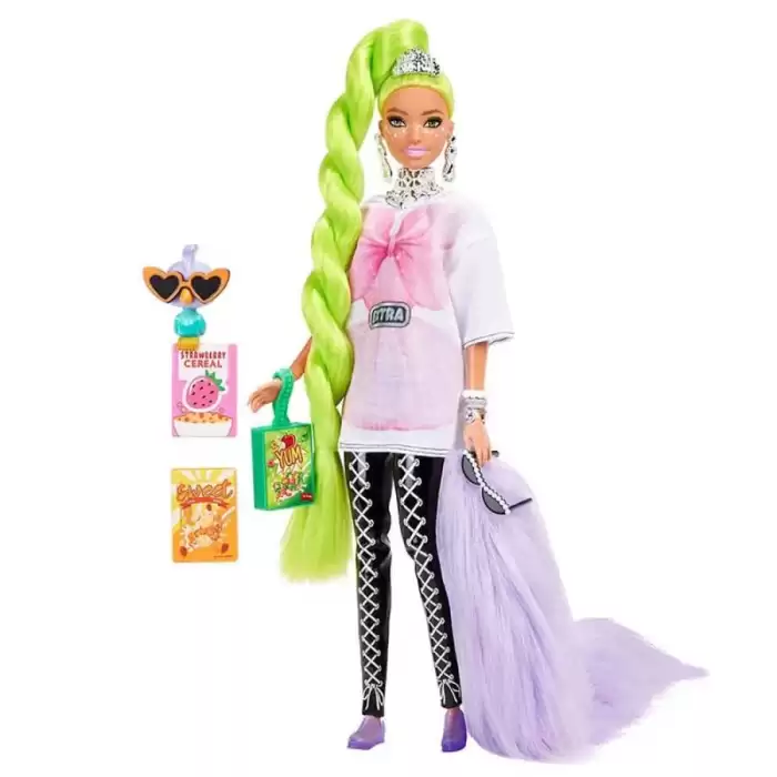 Barbie Extra Neon Saçlı Bebek Mtl-Hdj44